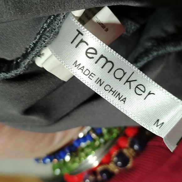 Tremaker lined high rise gray athletic workout running shorts medium - Picture 5 of 8